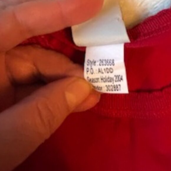 2/$25 Old Navy red LS shirt with Hollywood Cats Girls Size XS Vintage - Picture 10 of 14